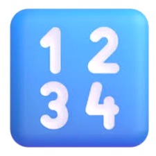 3d字母数字颜色代码